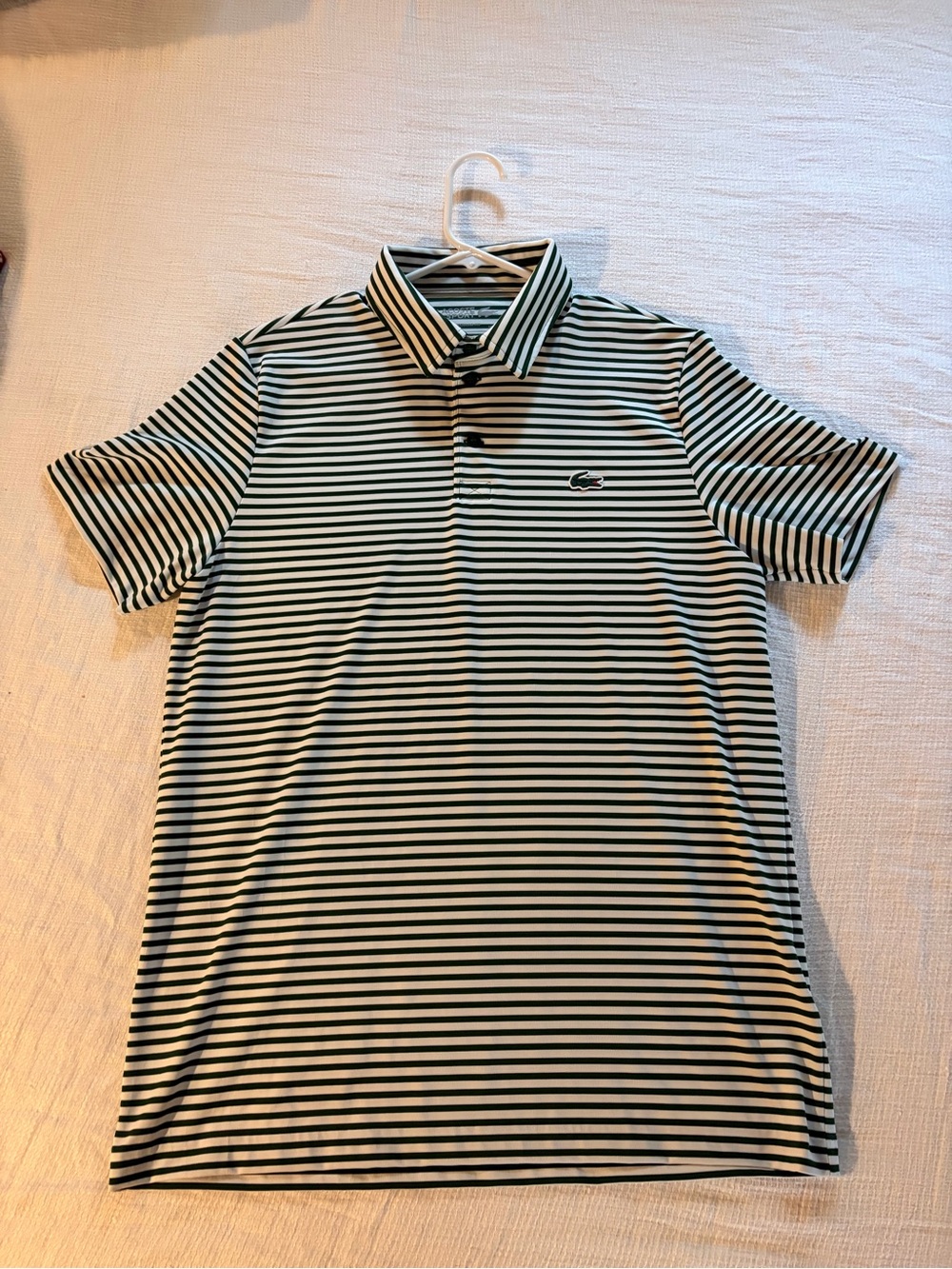 Regular Fit Ultra Dry Striped Golf Polo, Men’s Size Medium